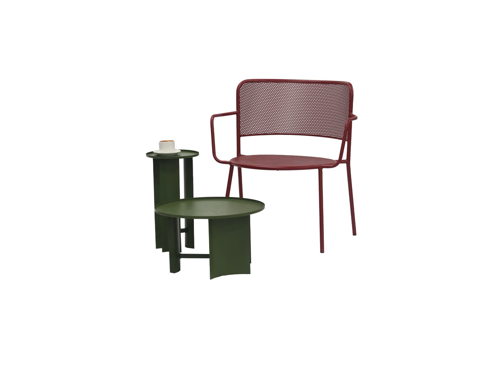 Chaises sans accoudoirs en acier à lattes, chaises minimalistes en corde Olefin, meubles d'extérieur en corde, chaise en fibre de polyoléfine, chaise de patio minimaliste