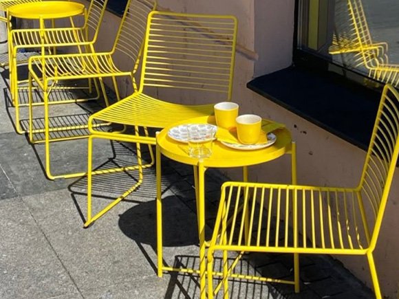 Outdoor coffee side table