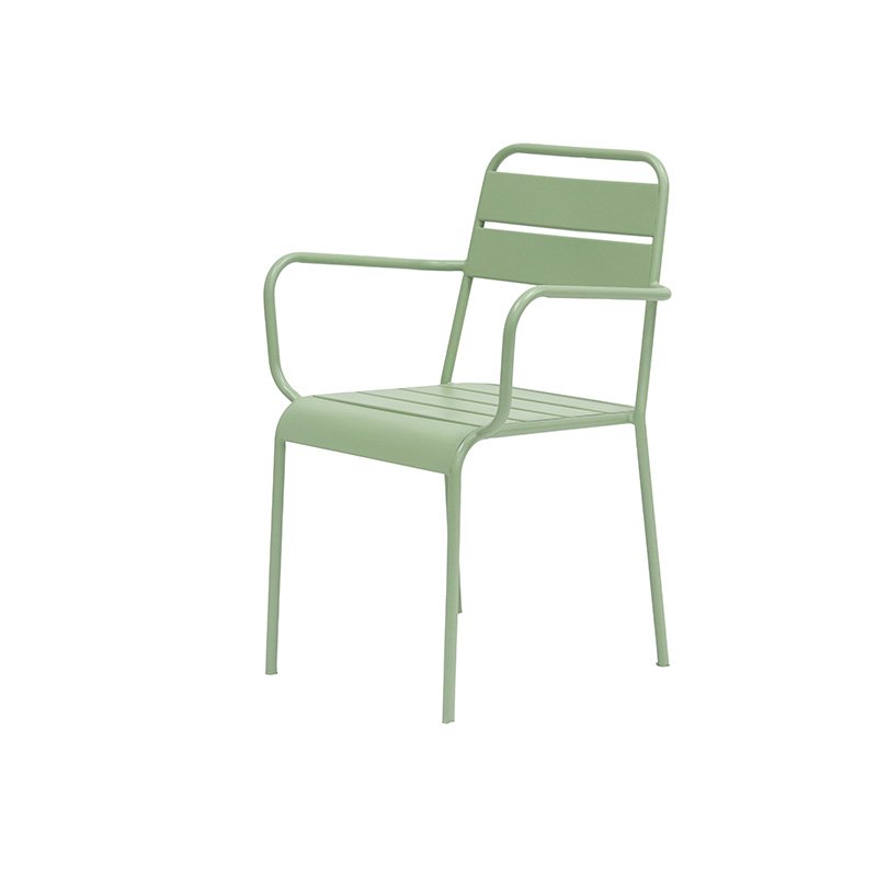 Chaise de salle à manger d'extérieur empilable