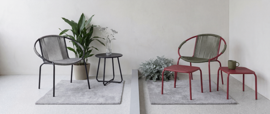 Direct Factory, vente en gros de chaises en corde ， Prix de gros, service B2B, référence de qualité ， Fabricant de meubles d'extérieur en métal