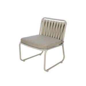 Liora Cushioned Metal Outdoor Lounge Chair