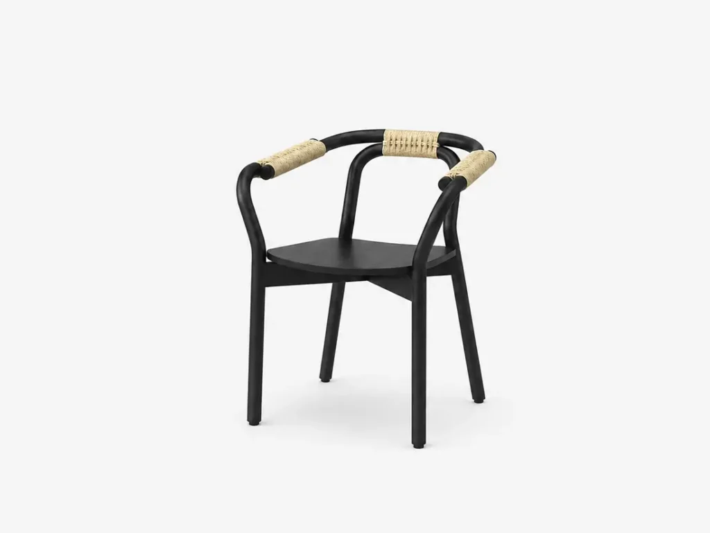 Soren Rope Accent Metal Outdoor Armchair