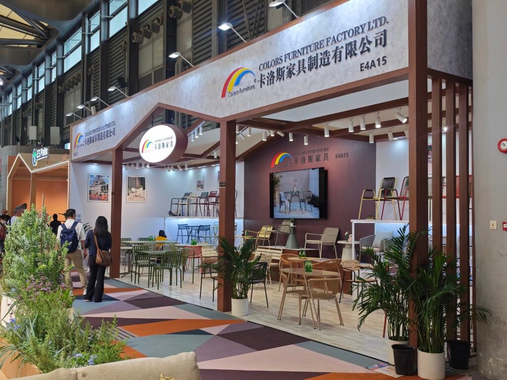 metal outdoor furniture factory in foshan